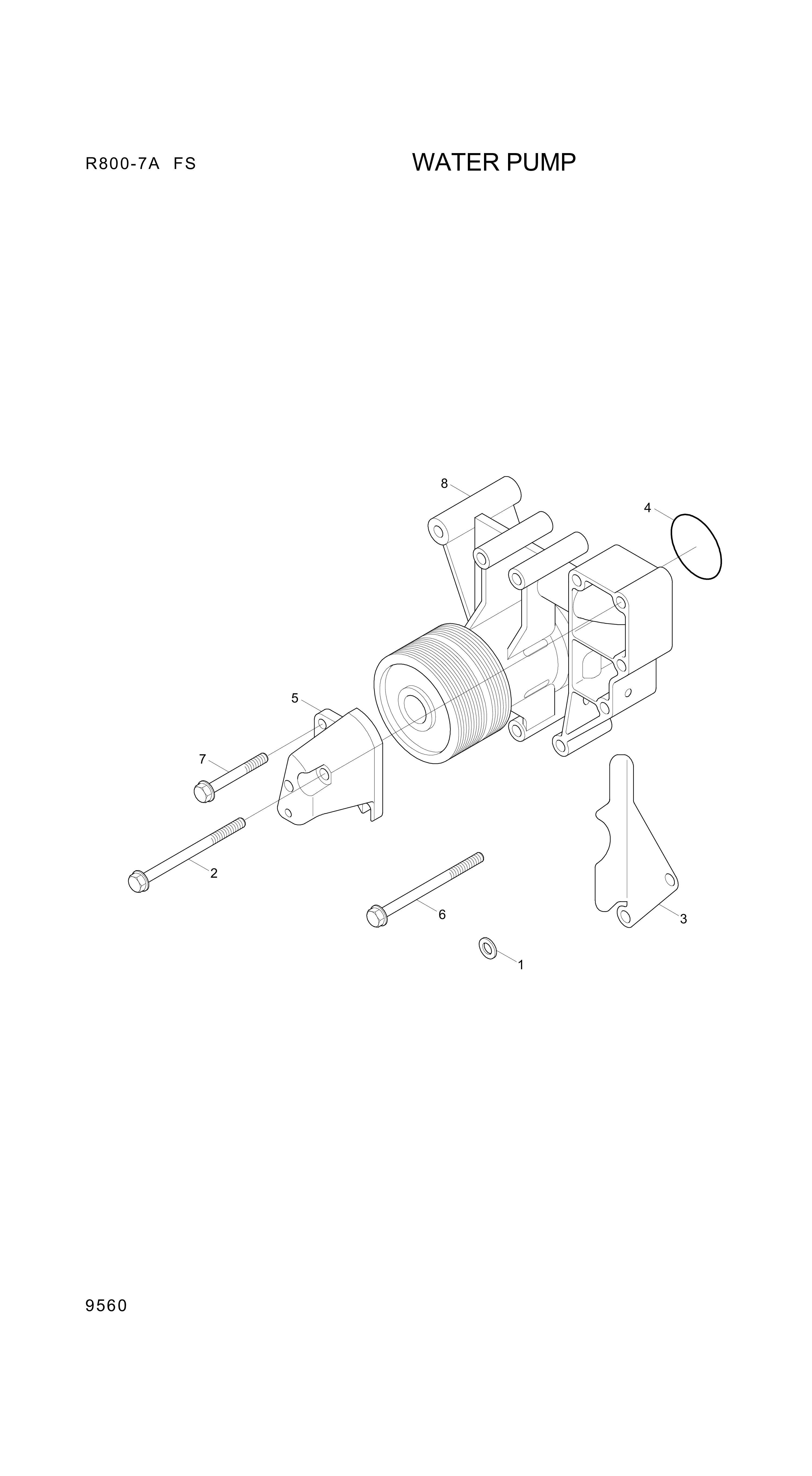 drawing for Hyundai Construction Equipment YUBP-05808 - SCREW-HEX FLG (figure 3)