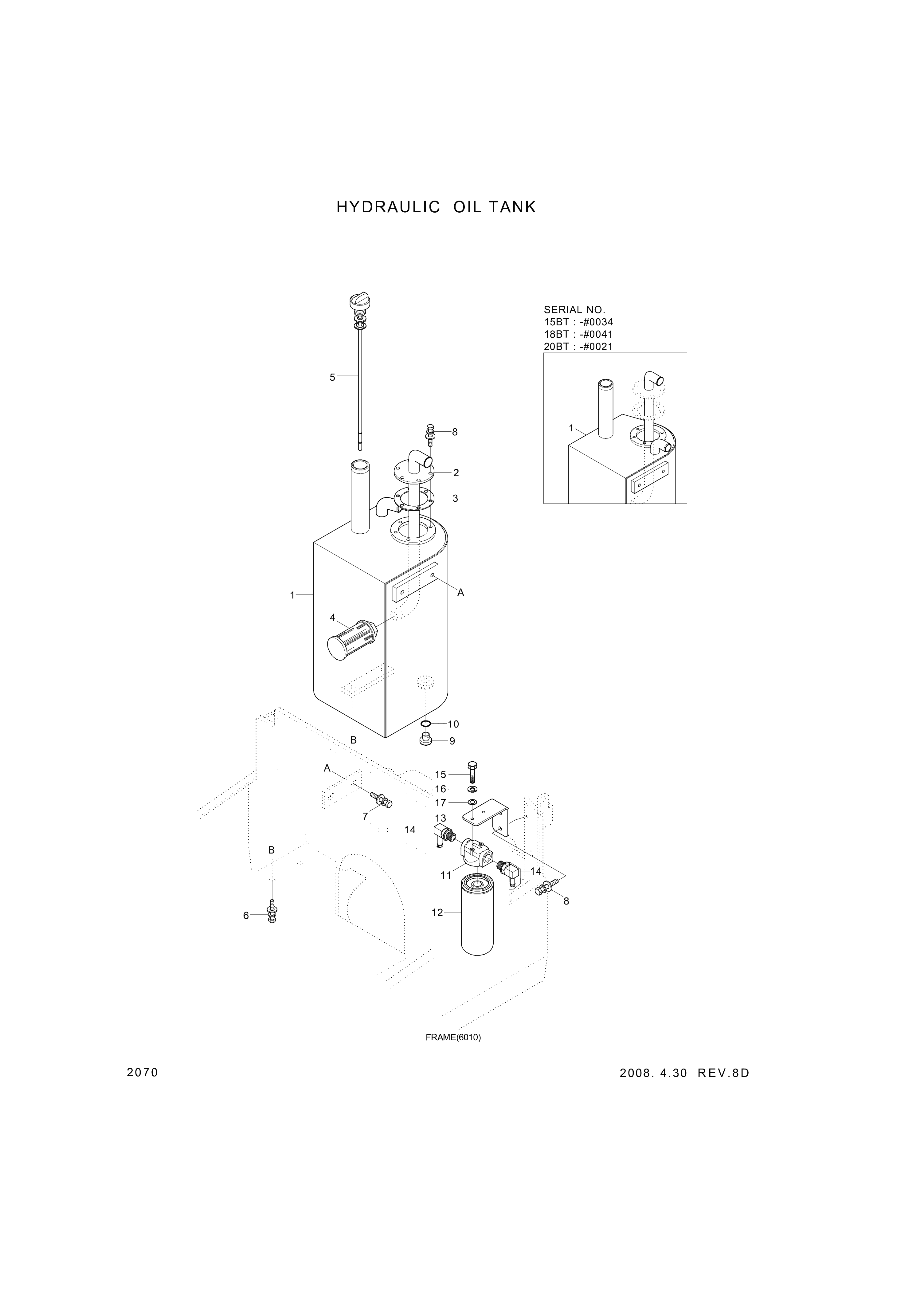 drawing for Hyundai Construction Equipment S403-06002 - Washer-Plain (figure 5)