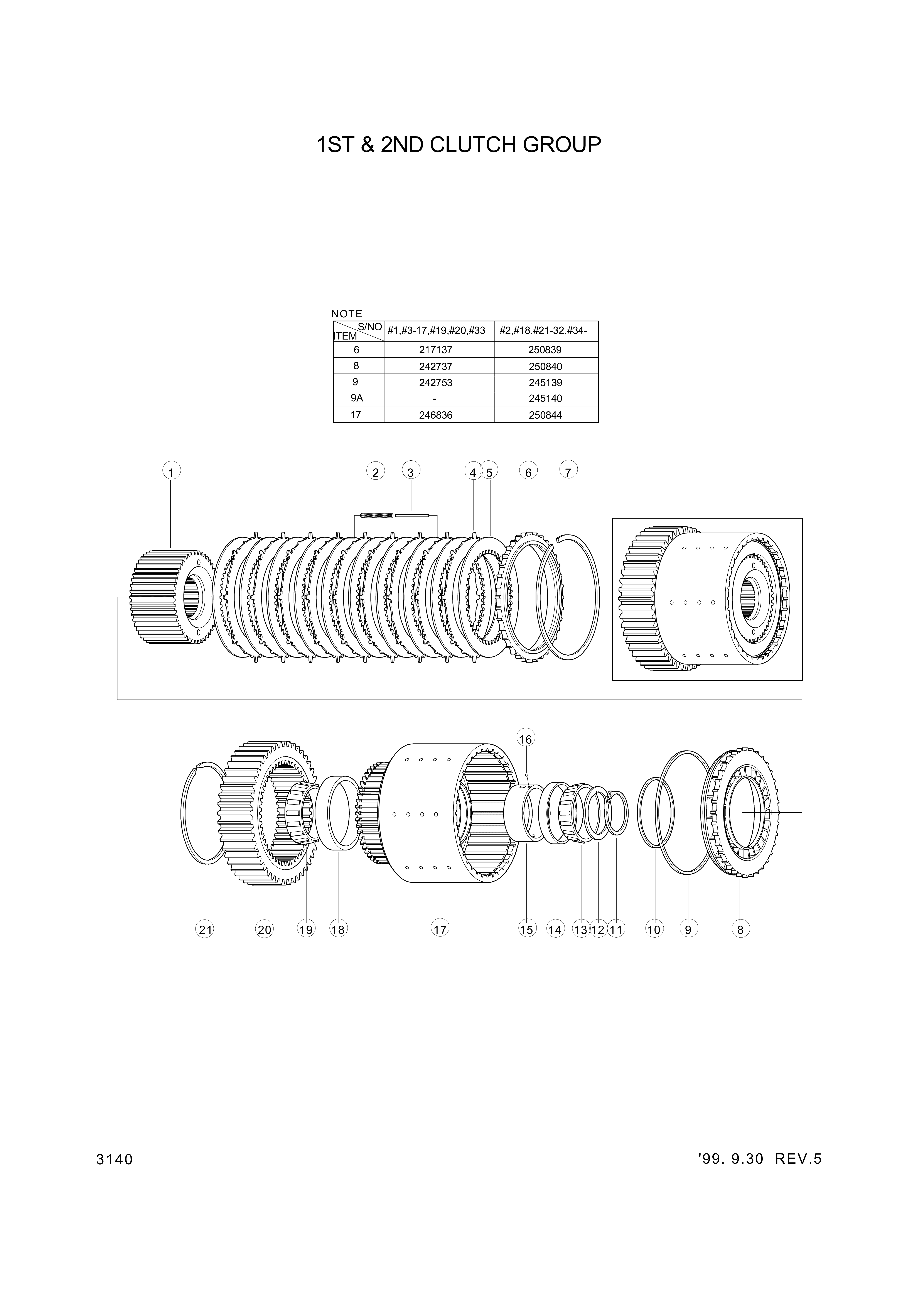 drawing for Hyundai Construction Equipment YBAA-01491 - WASHER (figure 1)