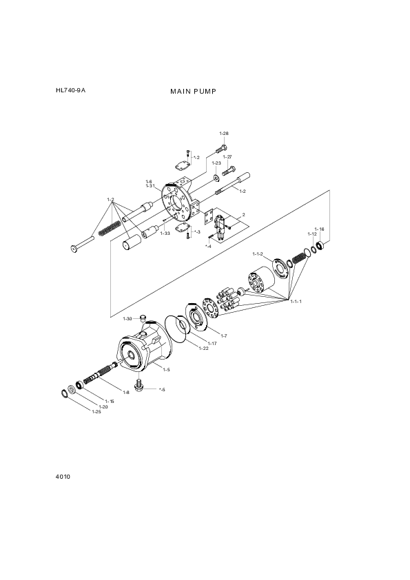 drawing for Hyundai Construction Equipment R910532347 - LOCKING SCREW
