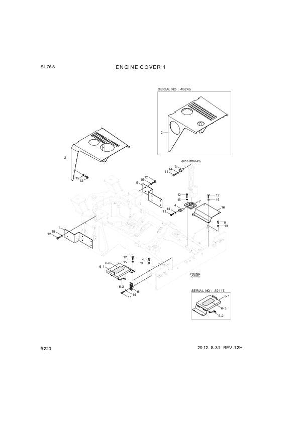 drawing for Hyundai Construction Equipment 76Z1-40080 - COVER-BATT (figure 2)