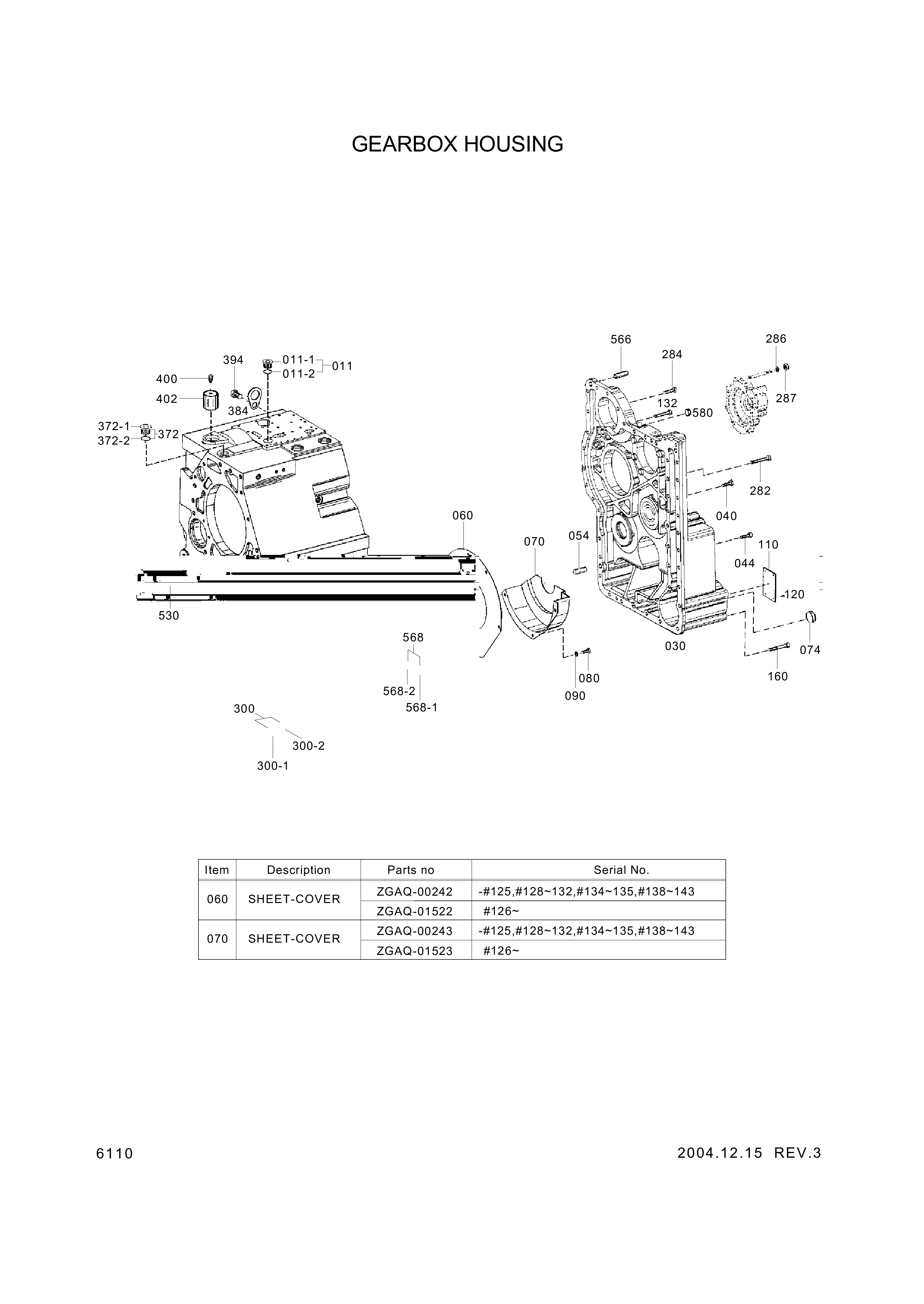 drawing for Hyundai Construction Equipment 4646-301-317 - HOUSING (figure 5)