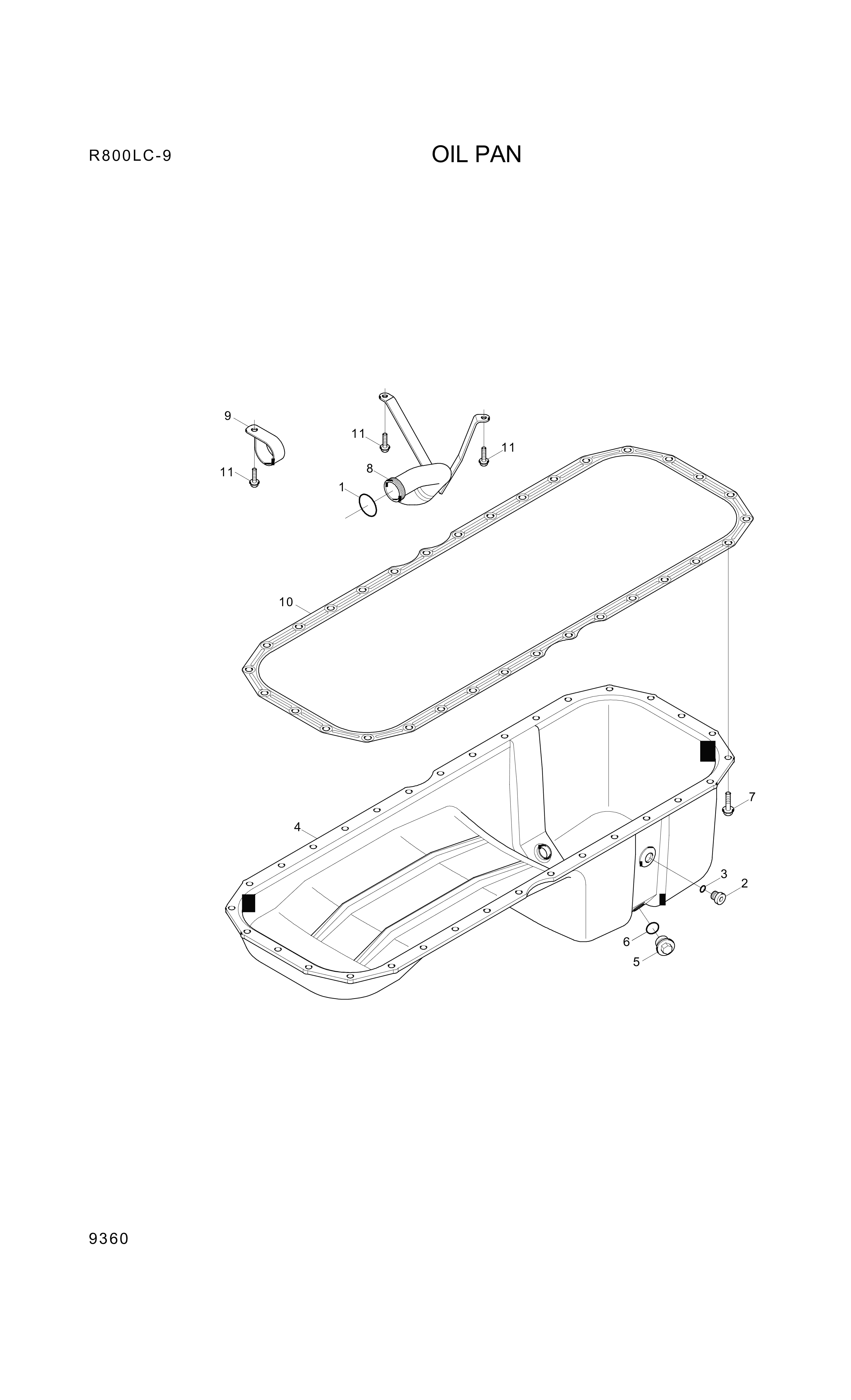 drawing for Hyundai Construction Equipment YUBP-05708 - O-RING (figure 5)
