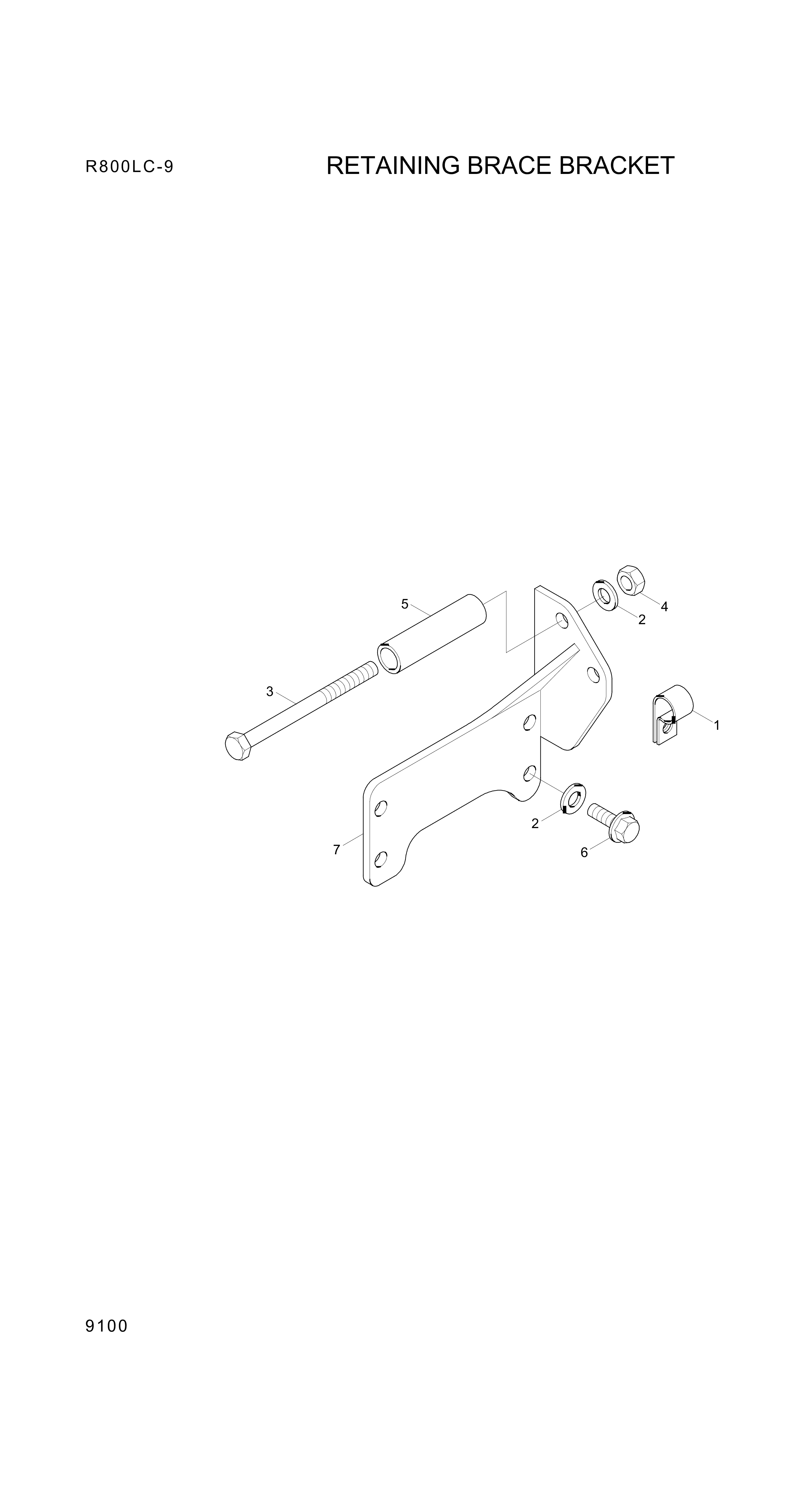 drawing for Hyundai Construction Equipment YUBP-04746 - NUT-HEX (figure 4)