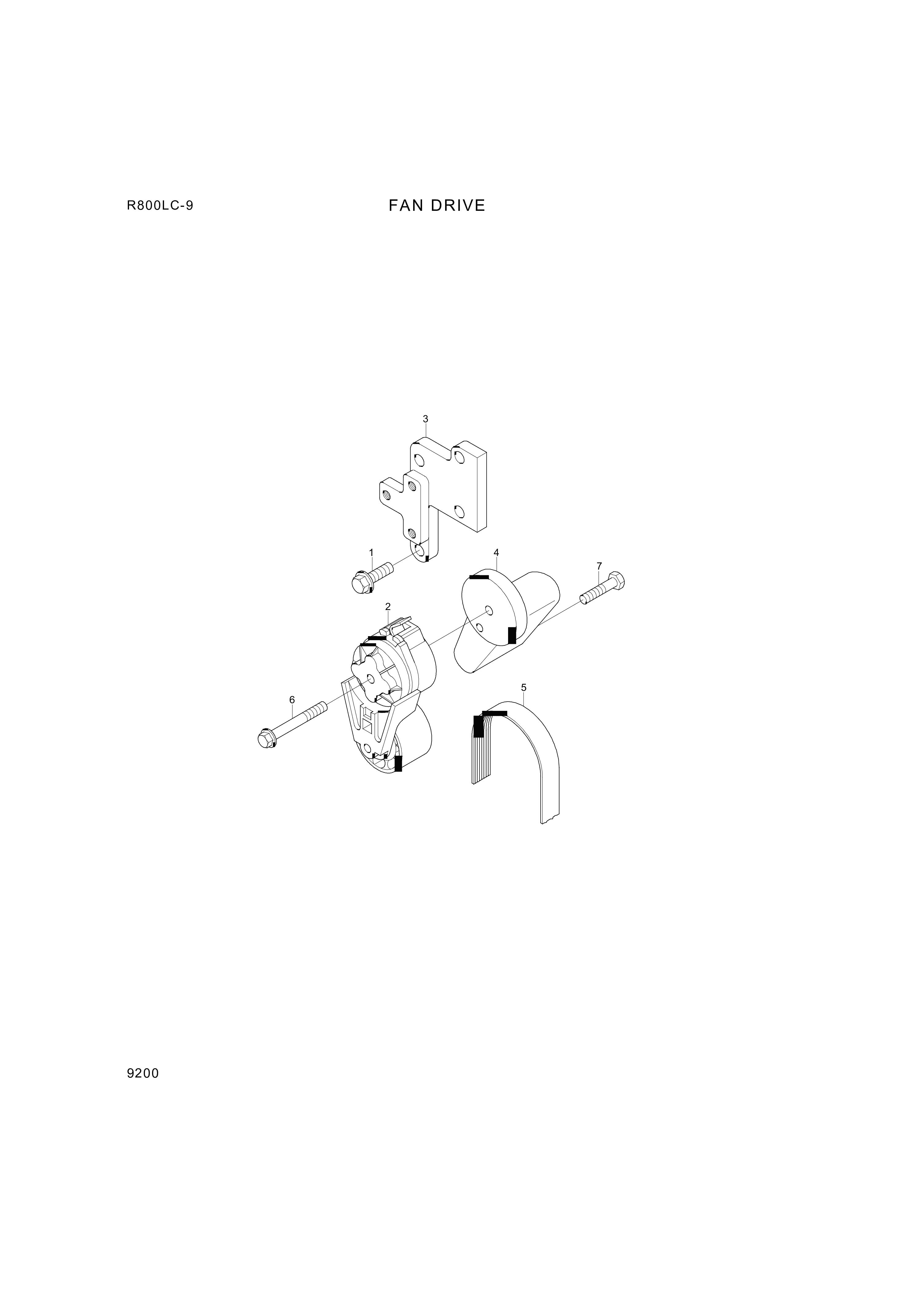drawing for Hyundai Construction Equipment YUBP-04847 - TENSIONER-BELT (figure 4)
