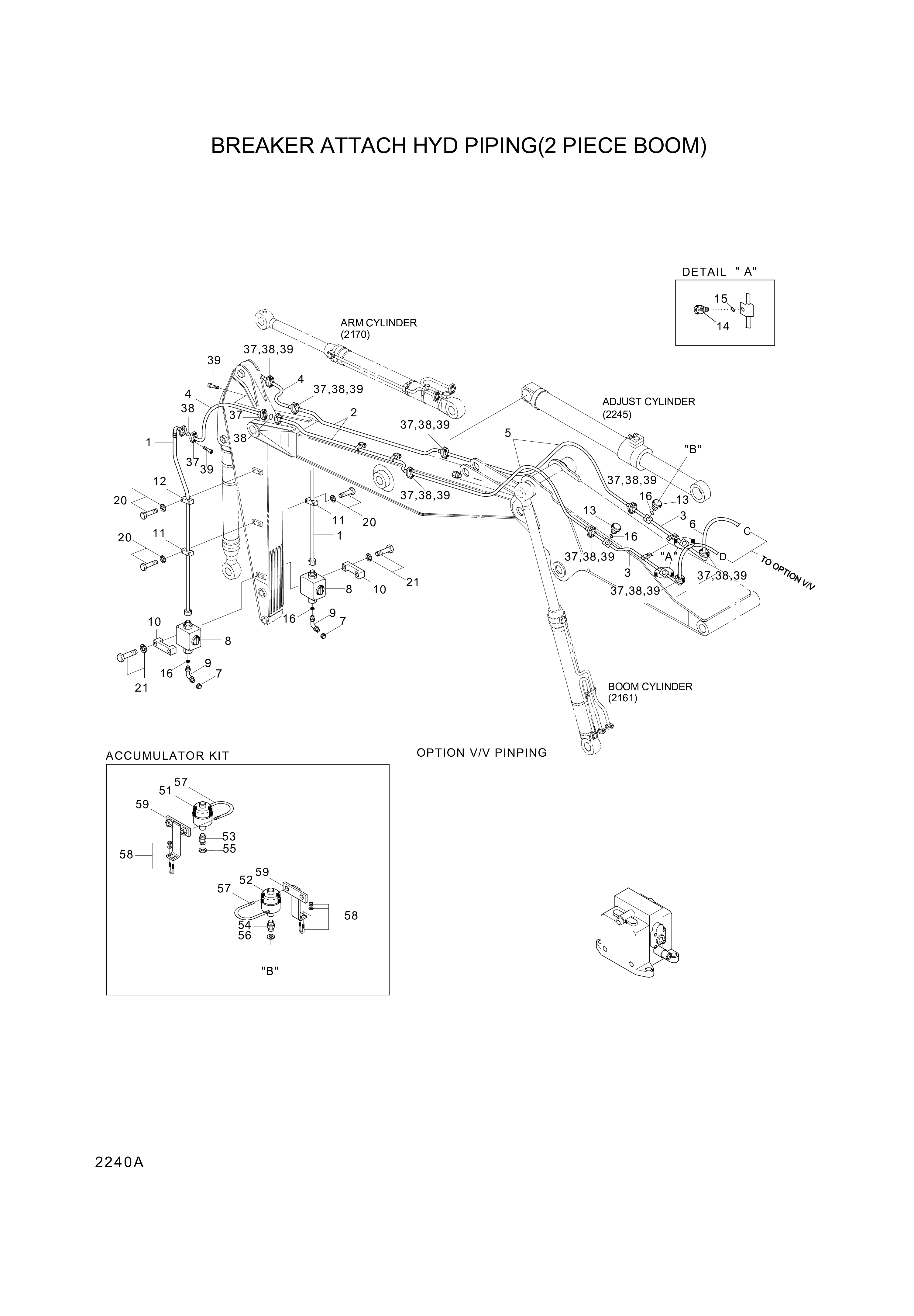 drawing for Hyundai Construction Equipment 35EA-92130 - Stop V/V (figure 4)