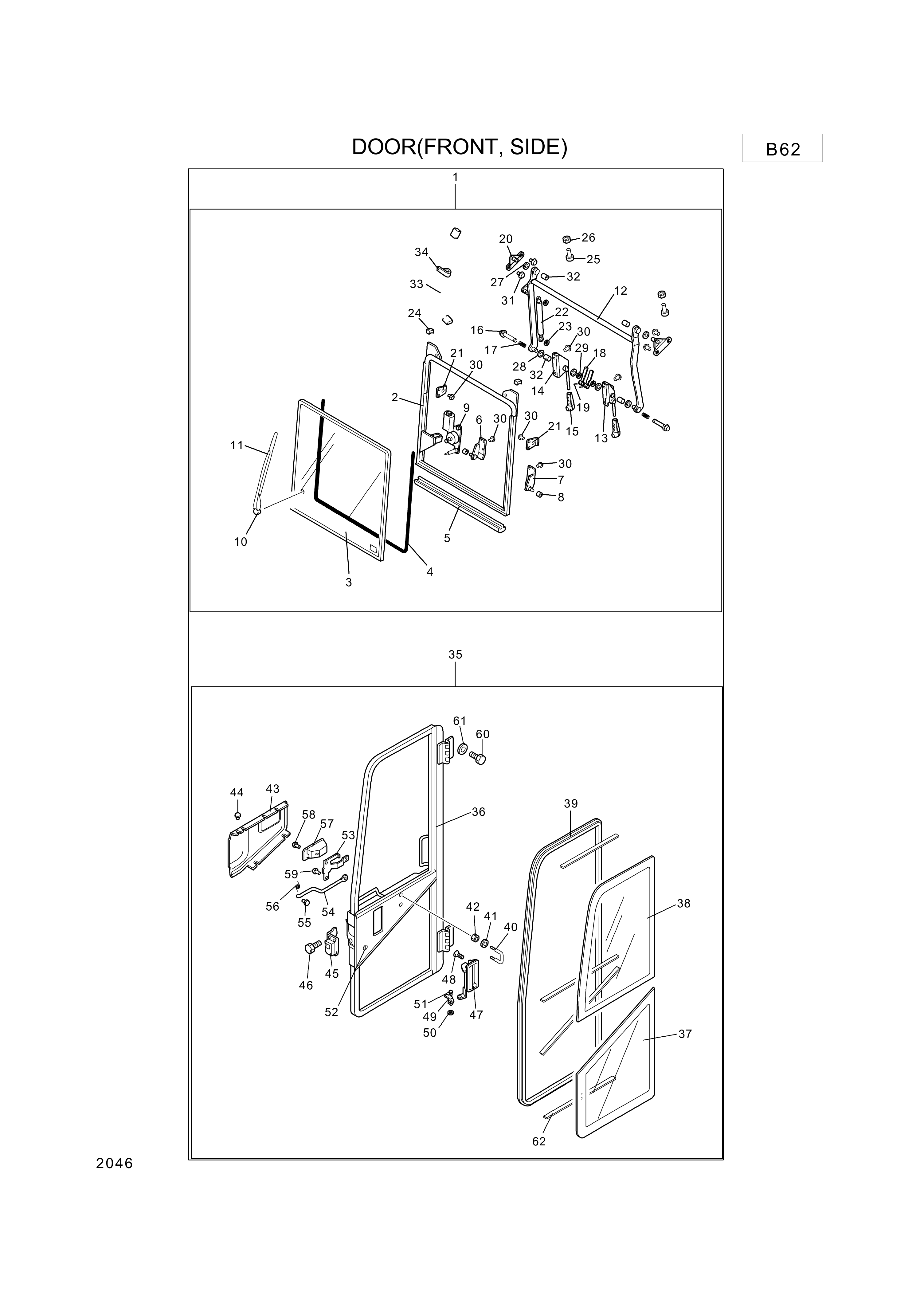 drawing for Hyundai Construction Equipment 997800616B - BOLT (figure 3)