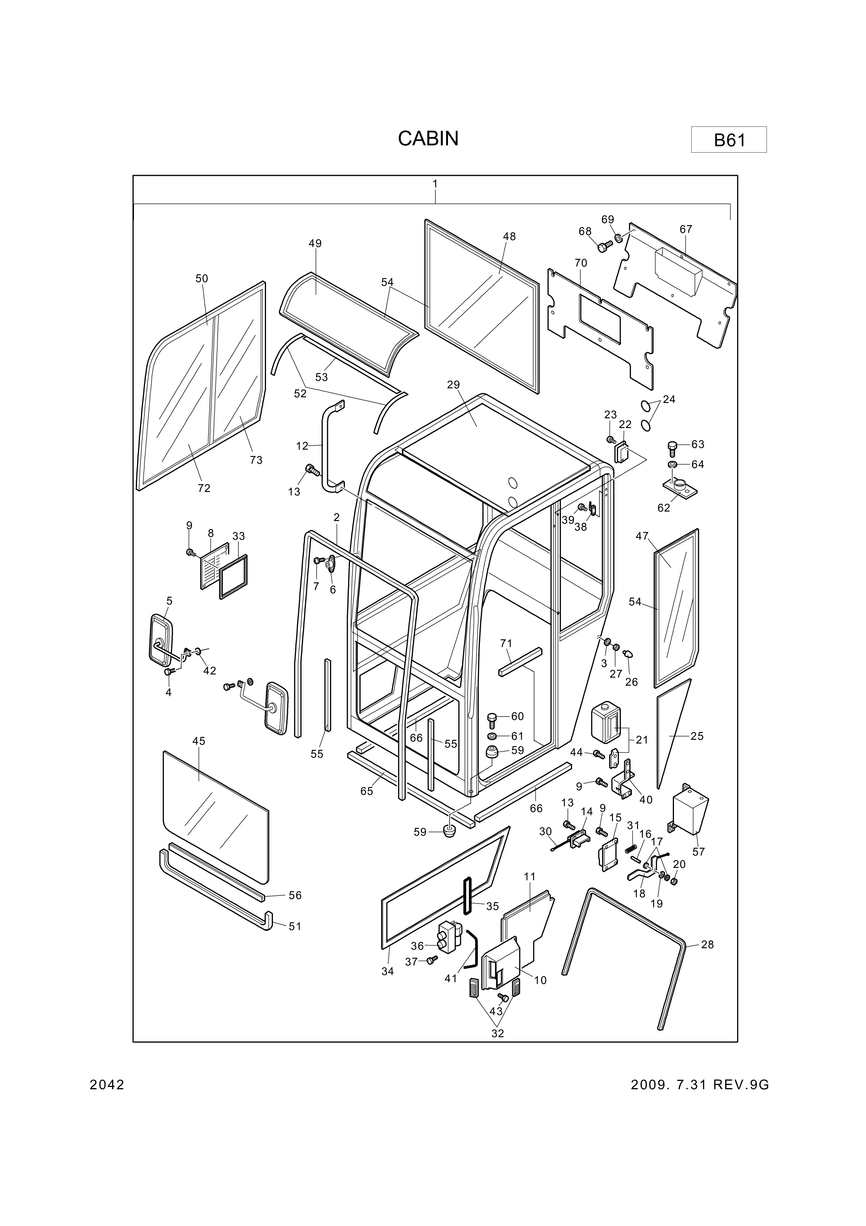 drawing for Hyundai Construction Equipment 127-F321-A - WASHER (figure 3)