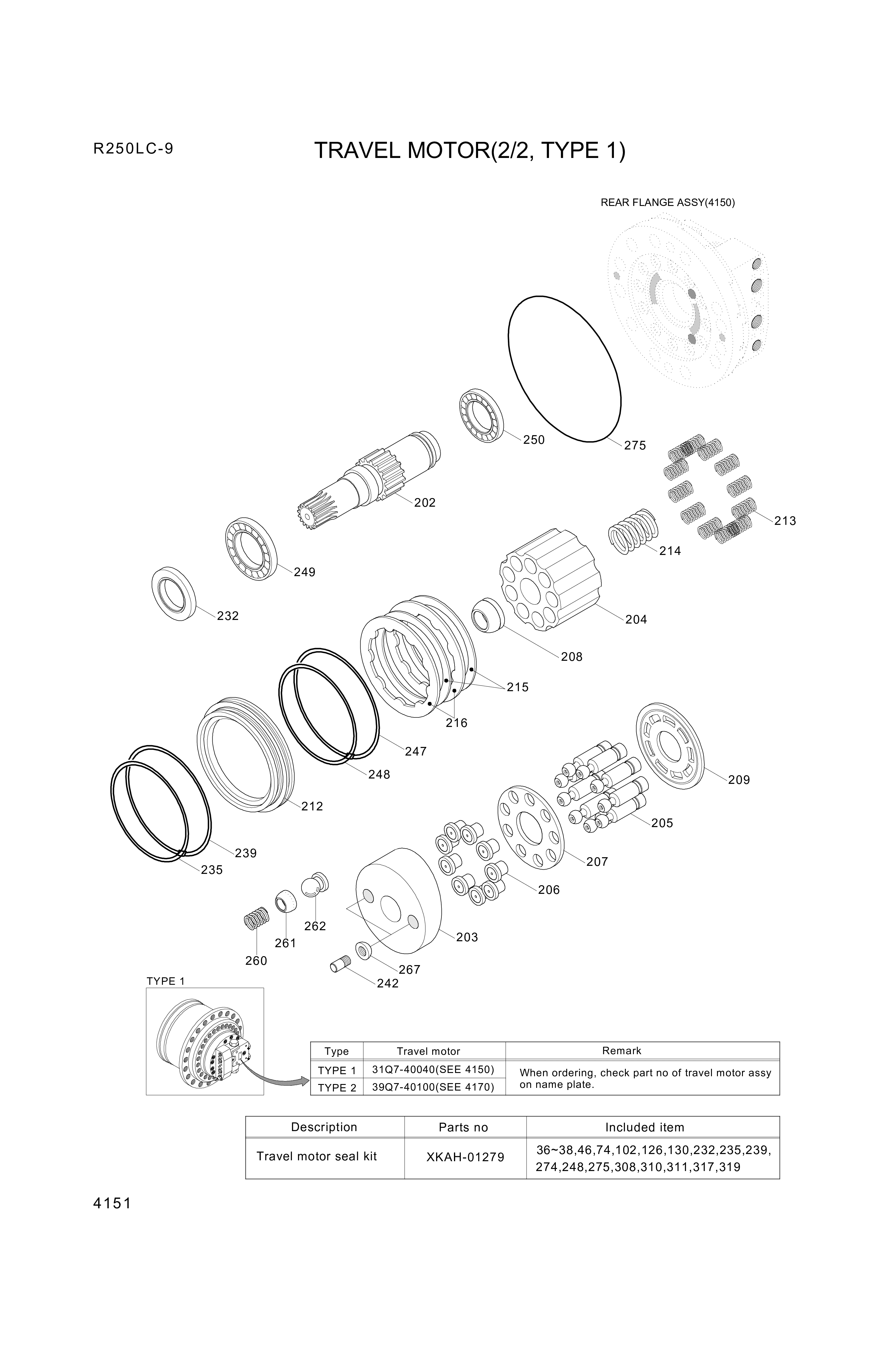 drawing for Hyundai Construction Equipment XKAH-01125 - BLOCK&PISTON KIT-ROTARY (figure 3)