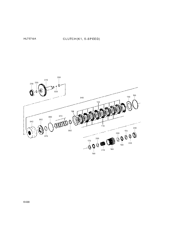 drawing for Hyundai Construction Equipment ZGAQ-04092 - SHAFT (figure 3)