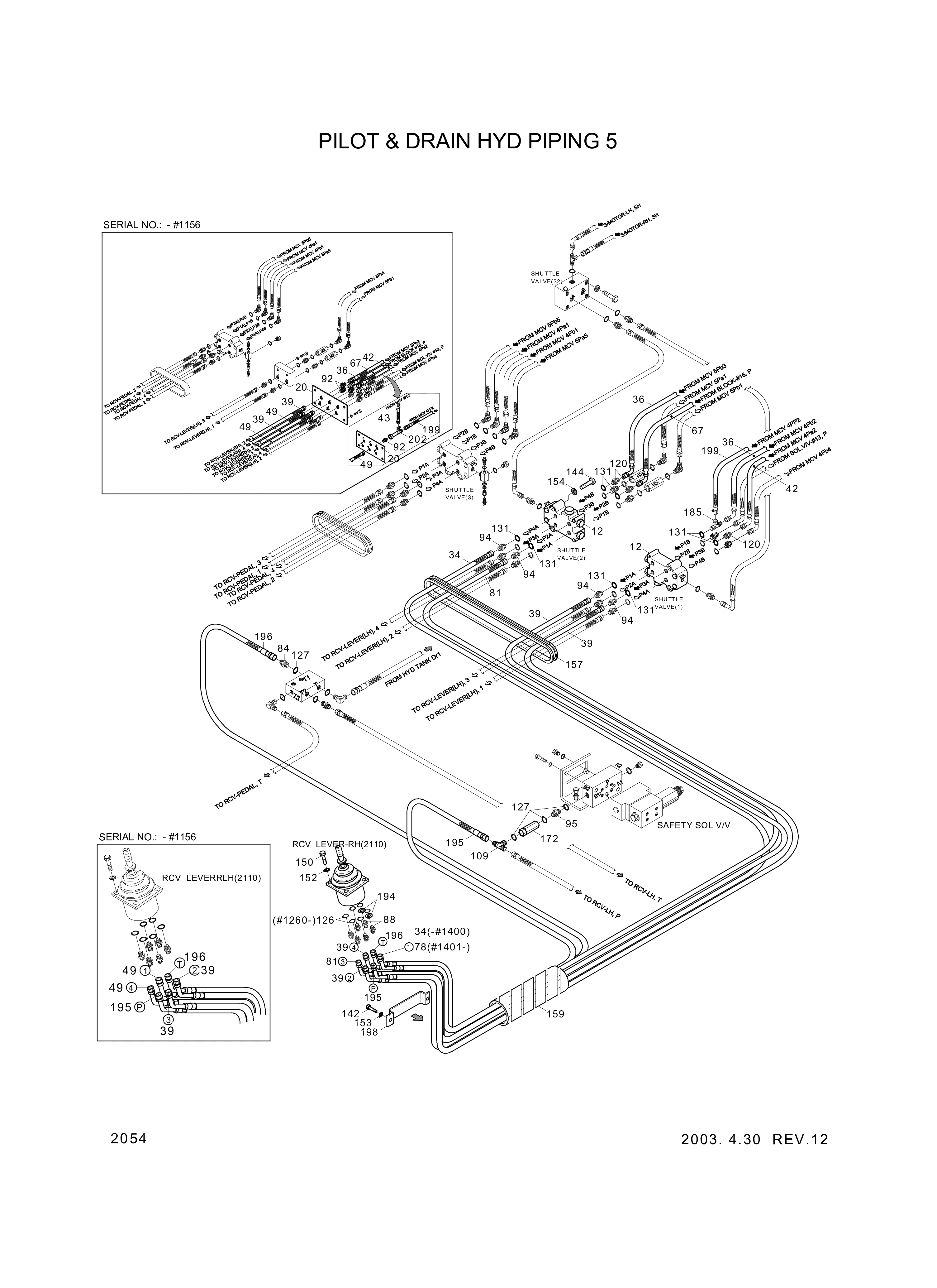 drawing for Hyundai Construction Equipment S105-060304 - BOLT-SOCKET (figure 1)