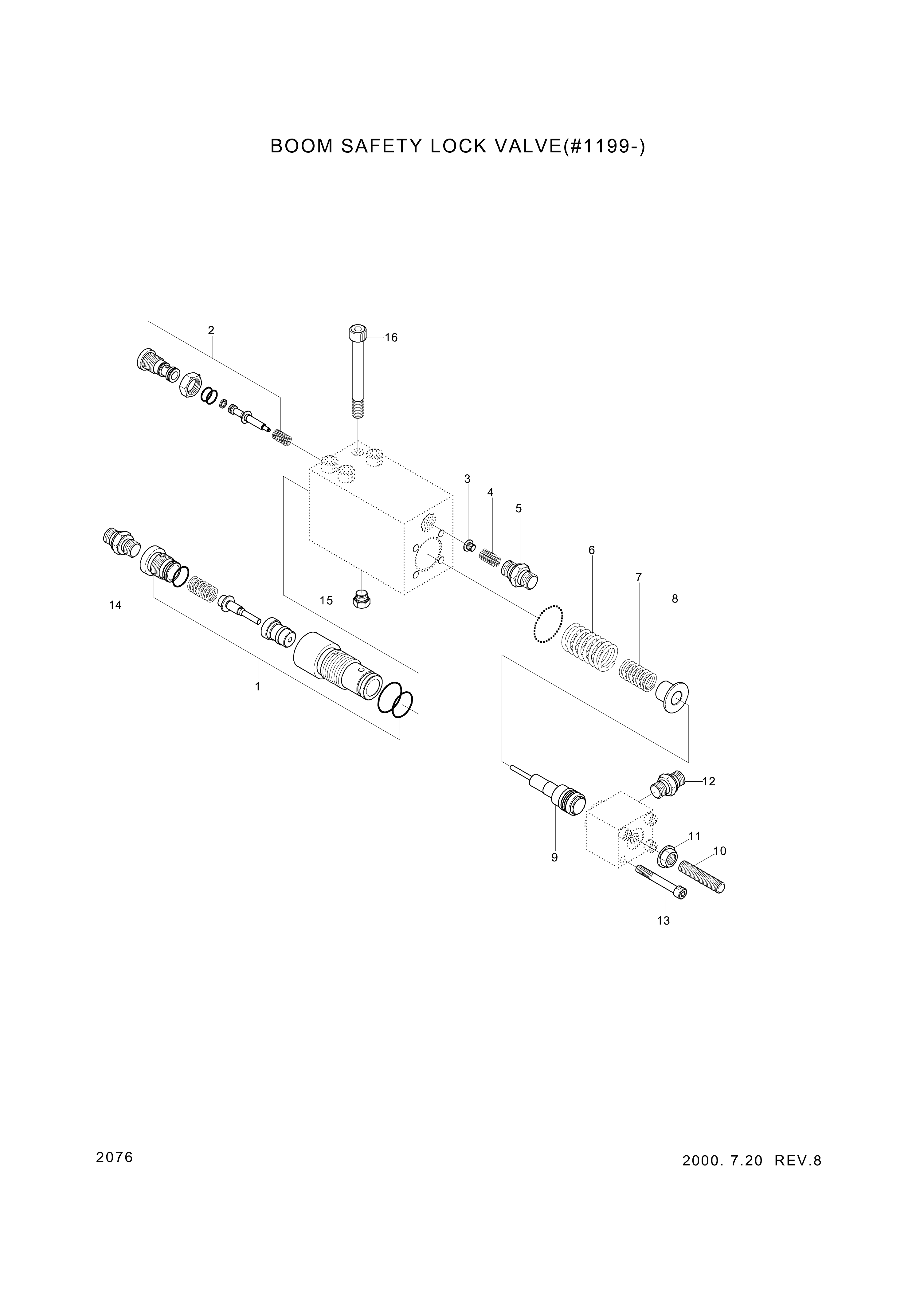 drawing for Hyundai Construction Equipment 0069997 - BOLT (figure 1)