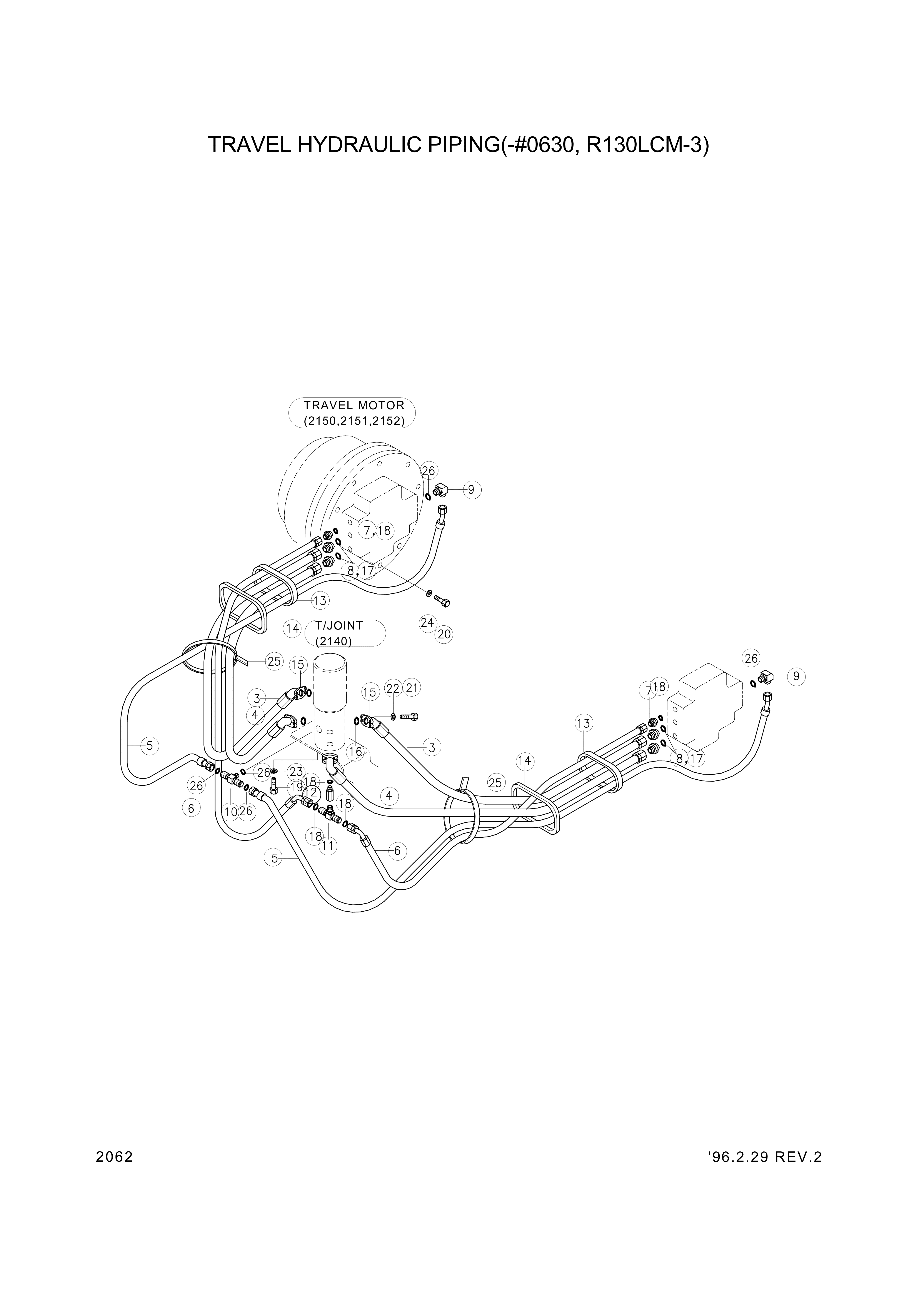 drawing for Hyundai Construction Equipment C00418A - O-RING (figure 5)