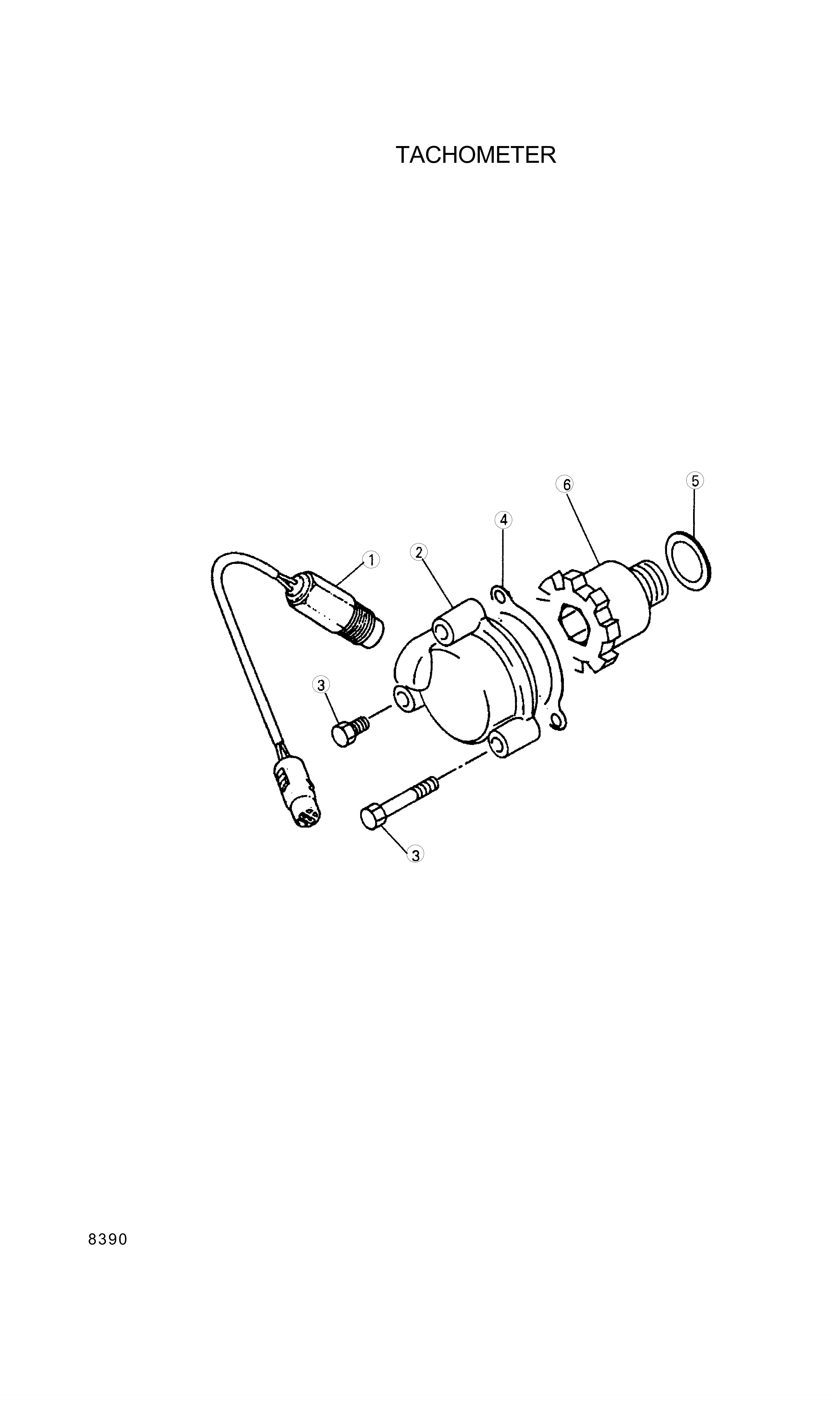 drawing for Hyundai Construction Equipment 94357-93000 - SPEED LEVER (figure 4)