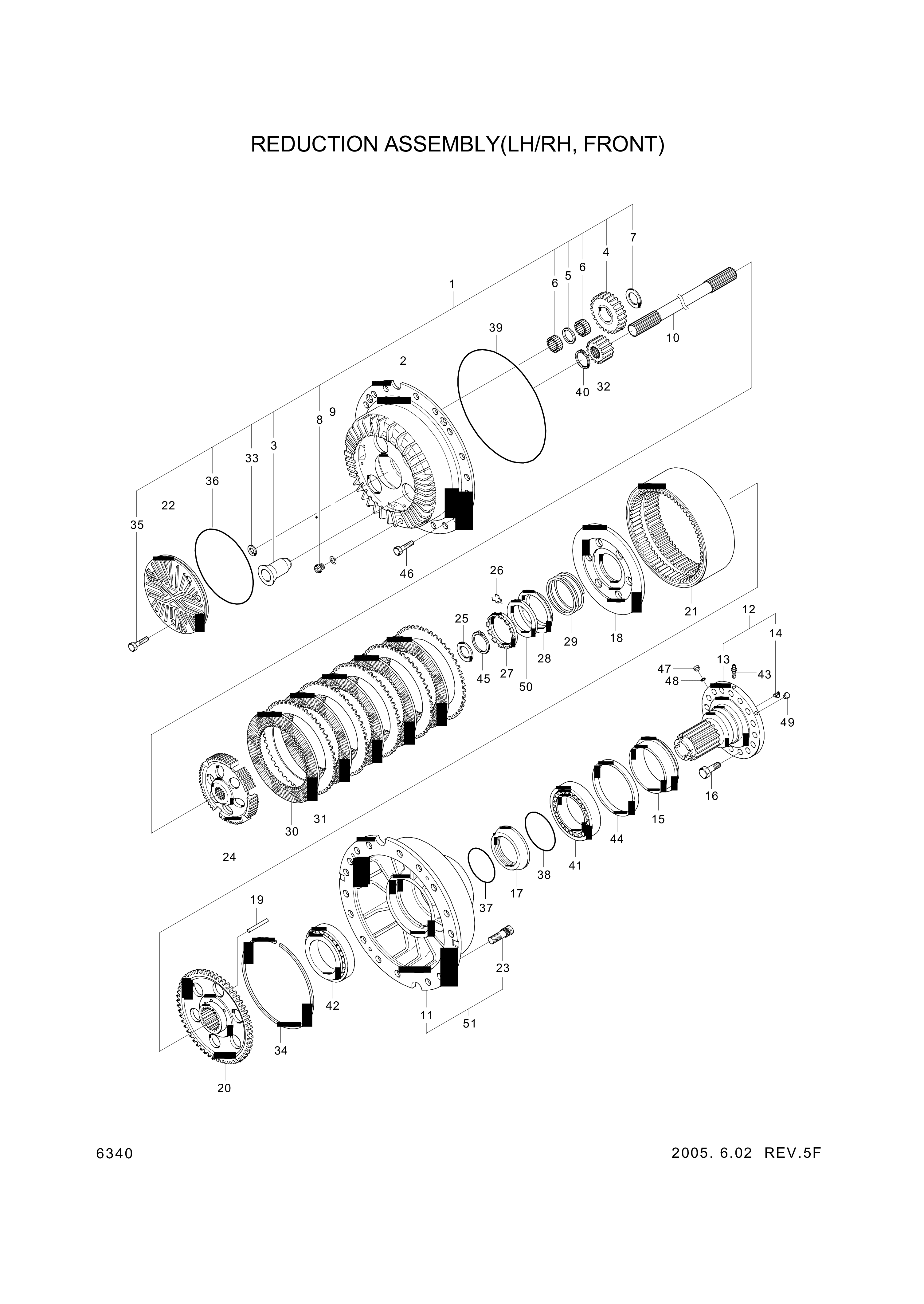 drawing for Hyundai Construction Equipment XKBQ-00286 - DISC-FRICTION (figure 3)