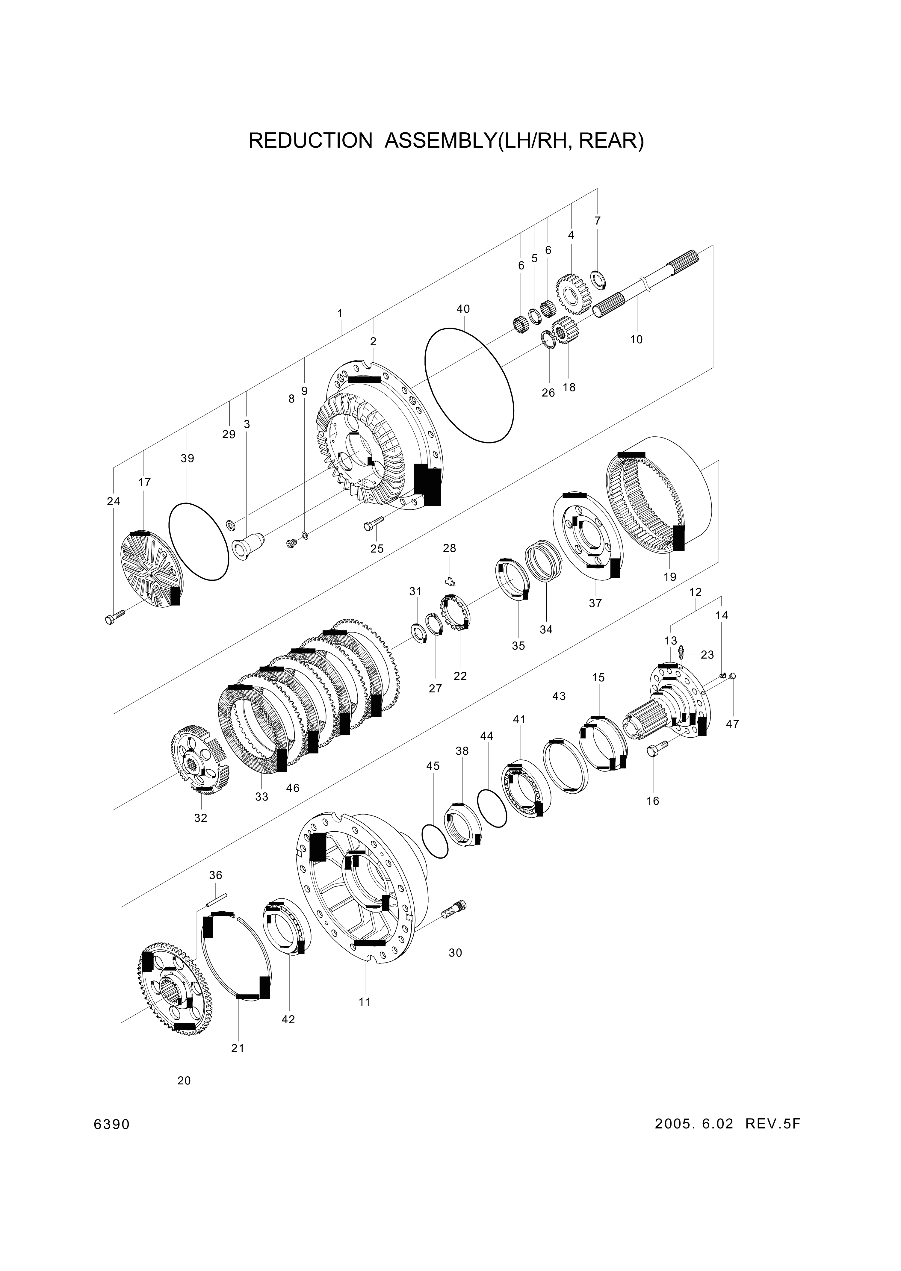 drawing for Hyundai Construction Equipment XKBQ-00286 - DISC-FRICTION (figure 4)