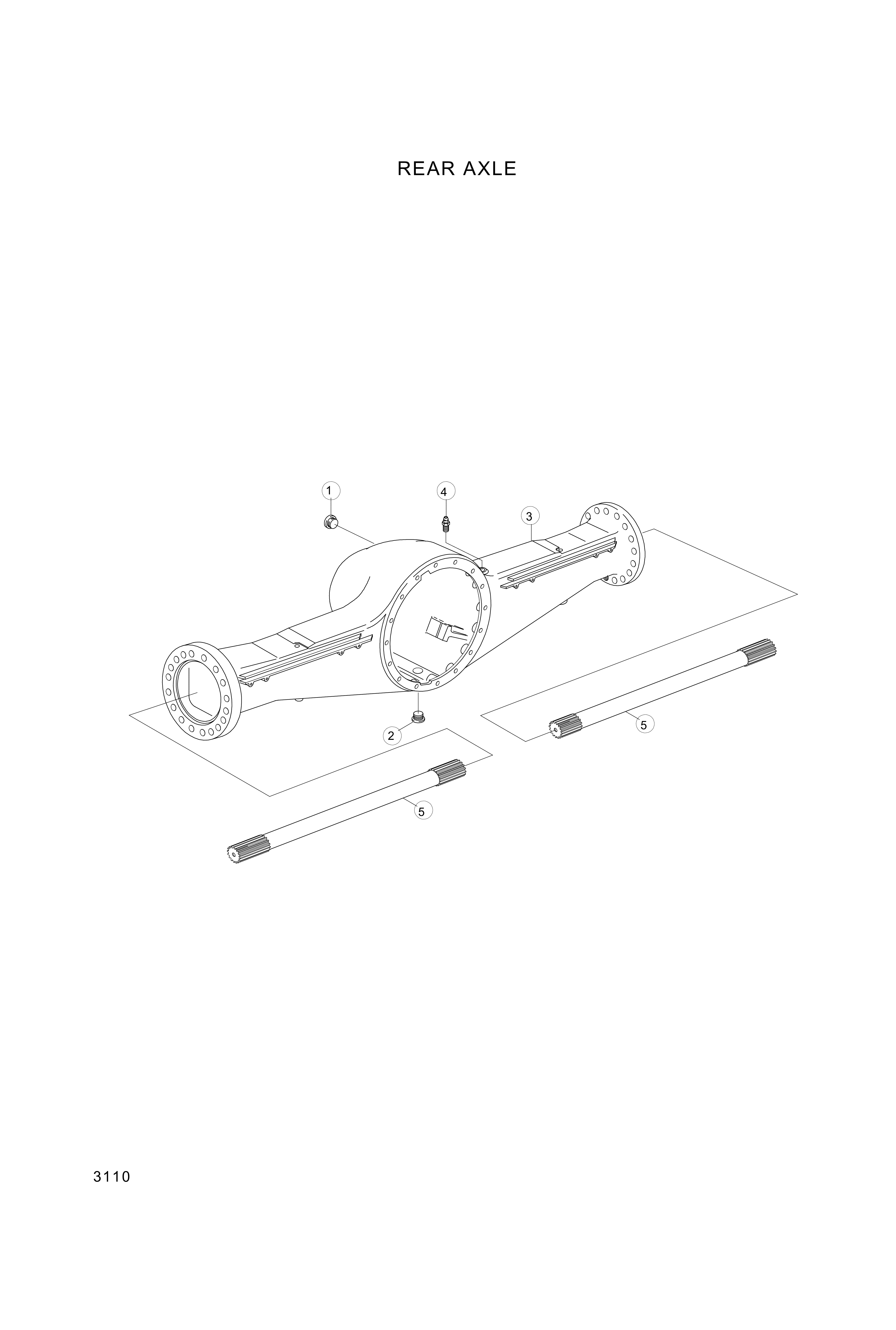 drawing for Hyundai Construction Equipment ZTAQ-00273 - SHAFT-AXLE RR (figure 4)