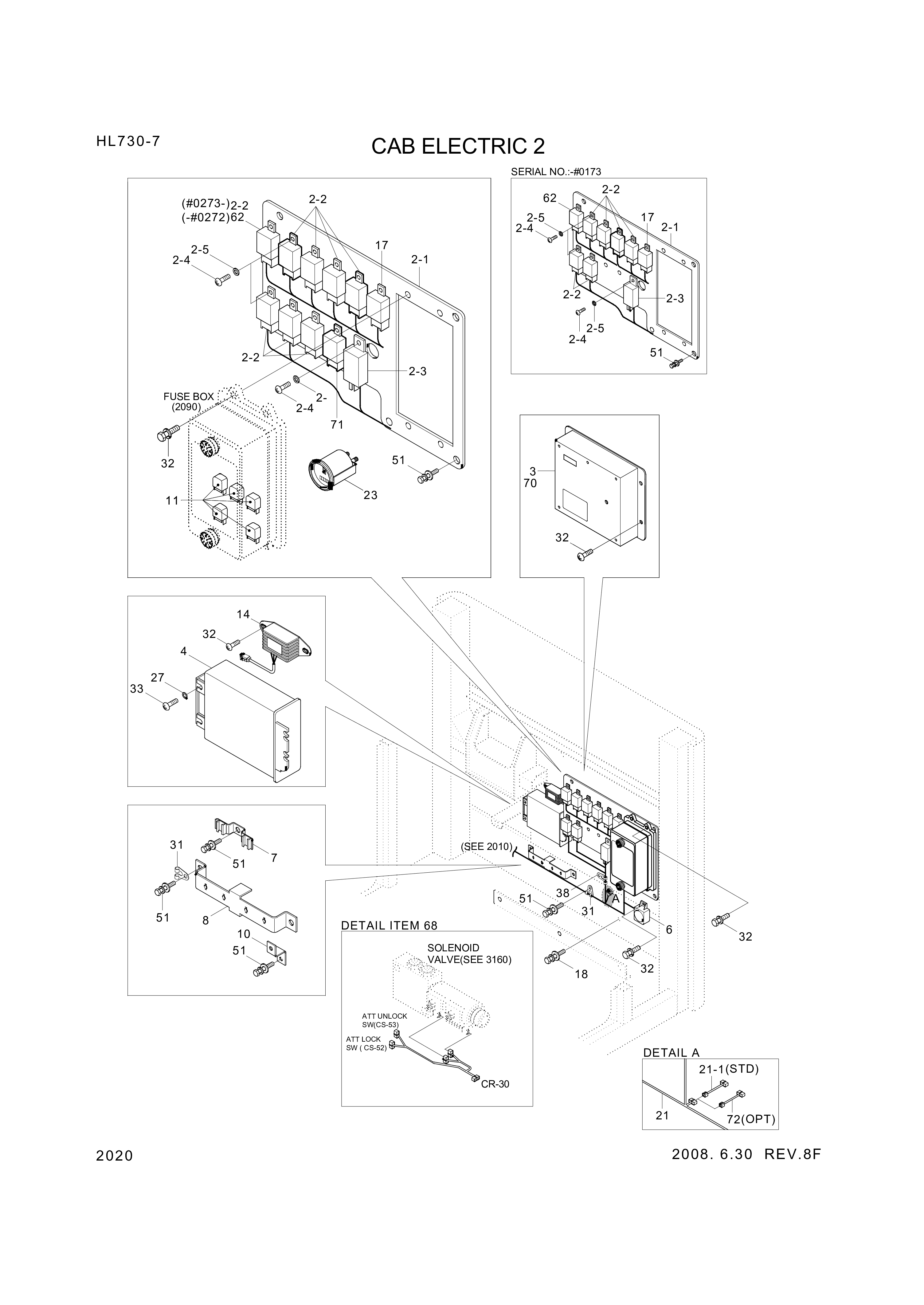 drawing for Hyundai Construction Equipment 21L8-50051 - CONTROL UNIT-EST37A (figure 2)