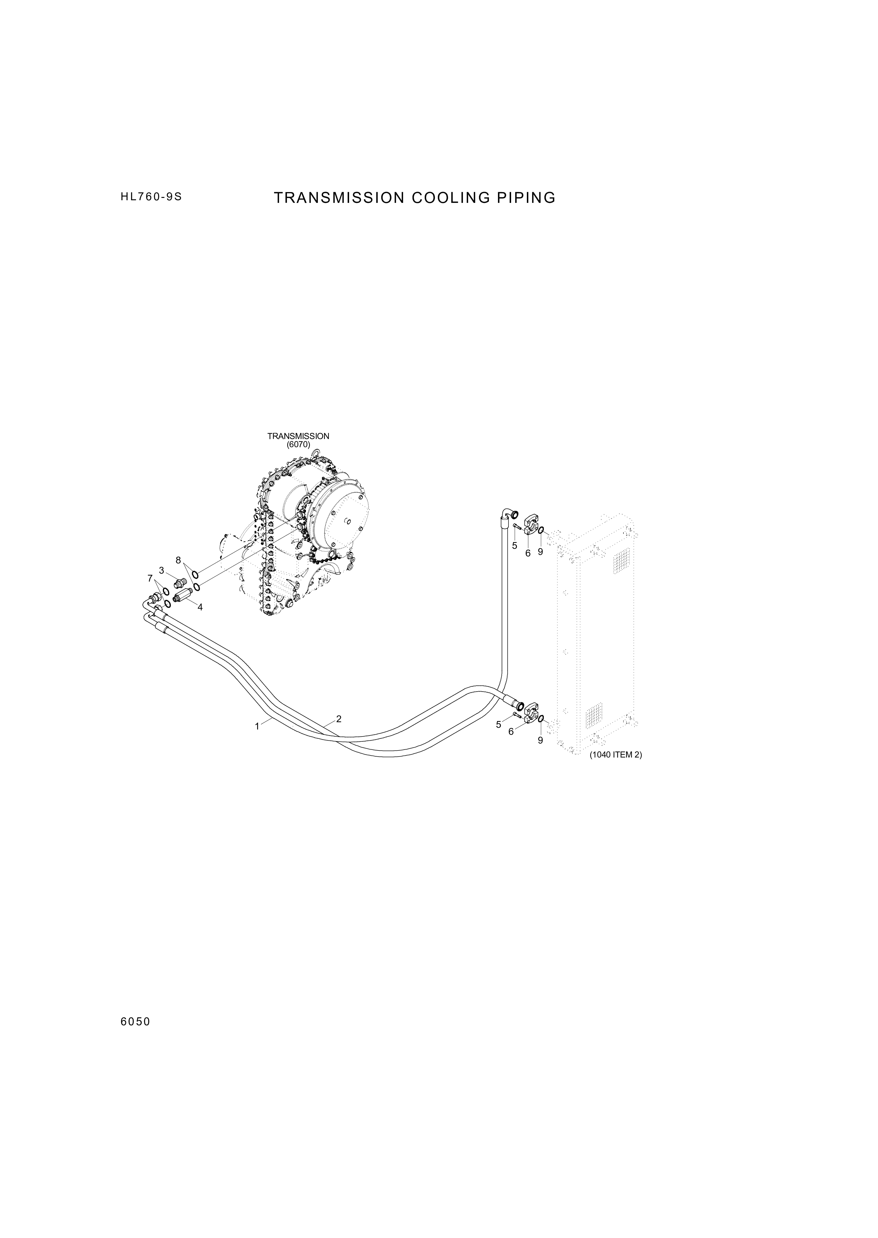 drawing for Hyundai Construction Equipment P983-164356 - HOSE ASSY-ORFS&FLG (figure 1)