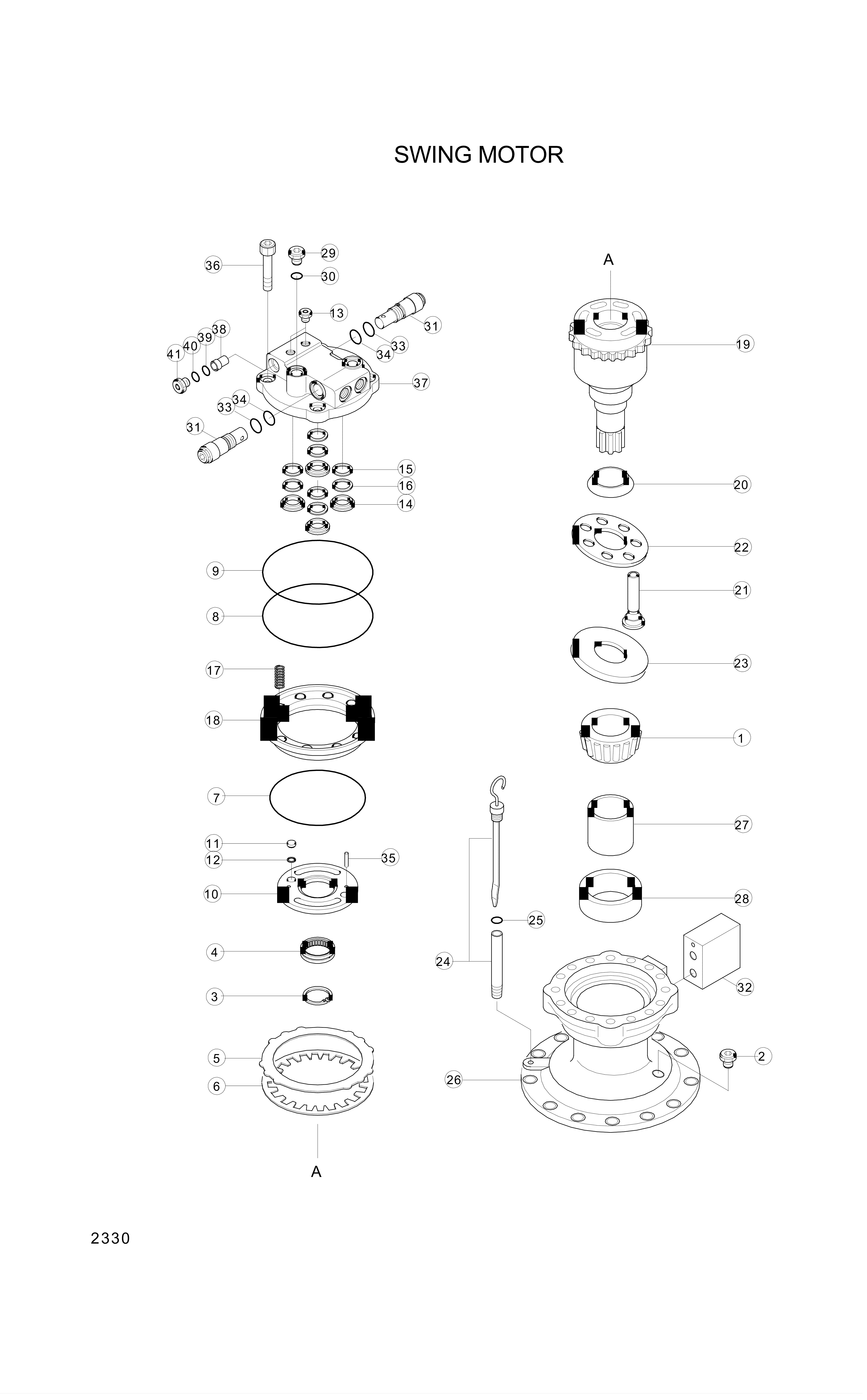 drawing for Hyundai Construction Equipment 3526-419 - CAP (figure 1)