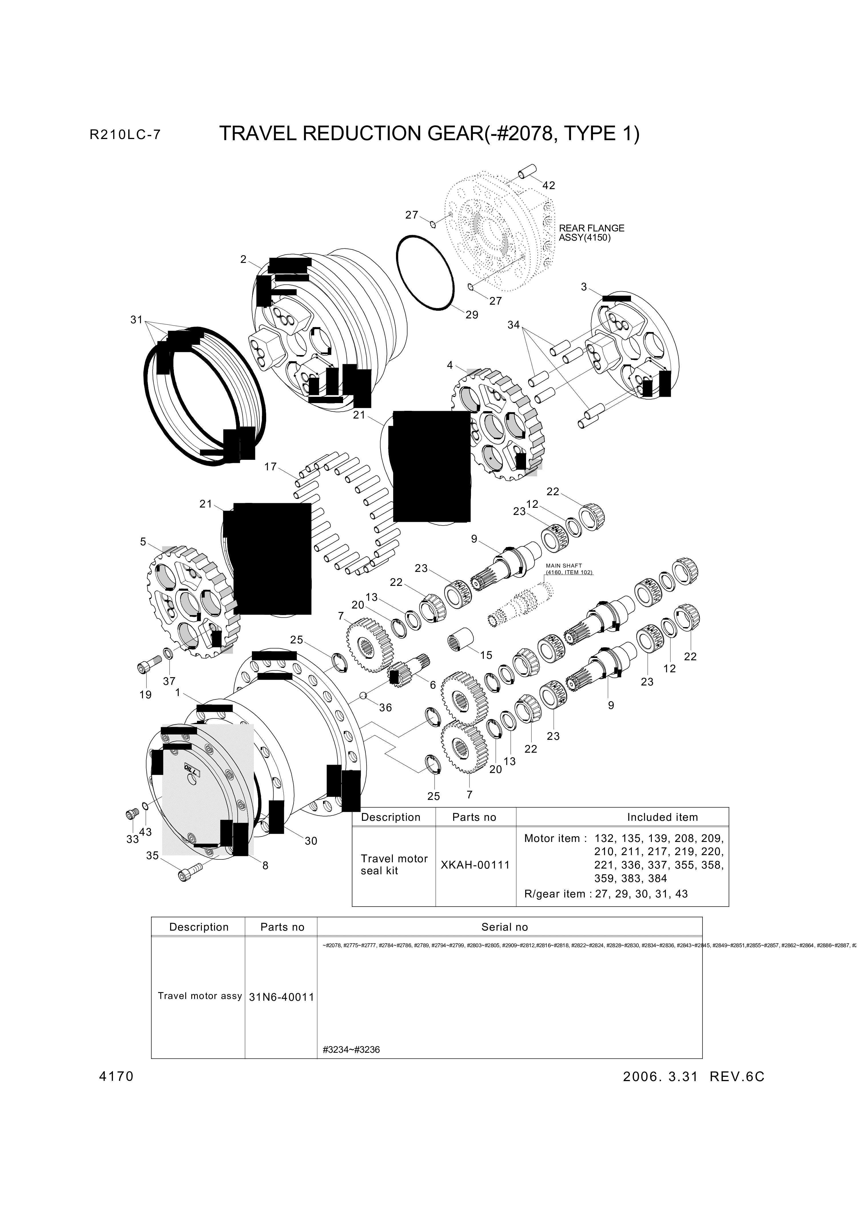 drawing for Hyundai Construction Equipment XKAH-00852 - PIECE-3.853.90T (figure 3)