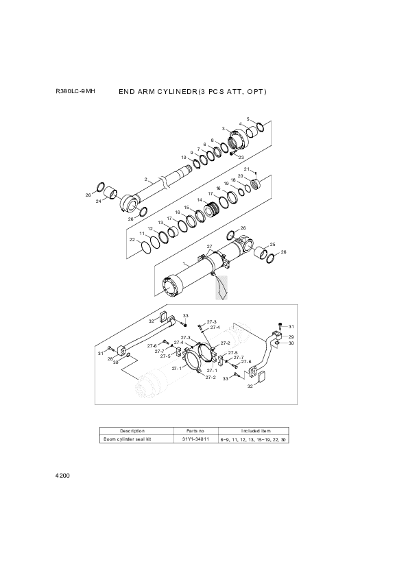 drawing for Hyundai Construction Equipment 000121 - BOLT-HEX