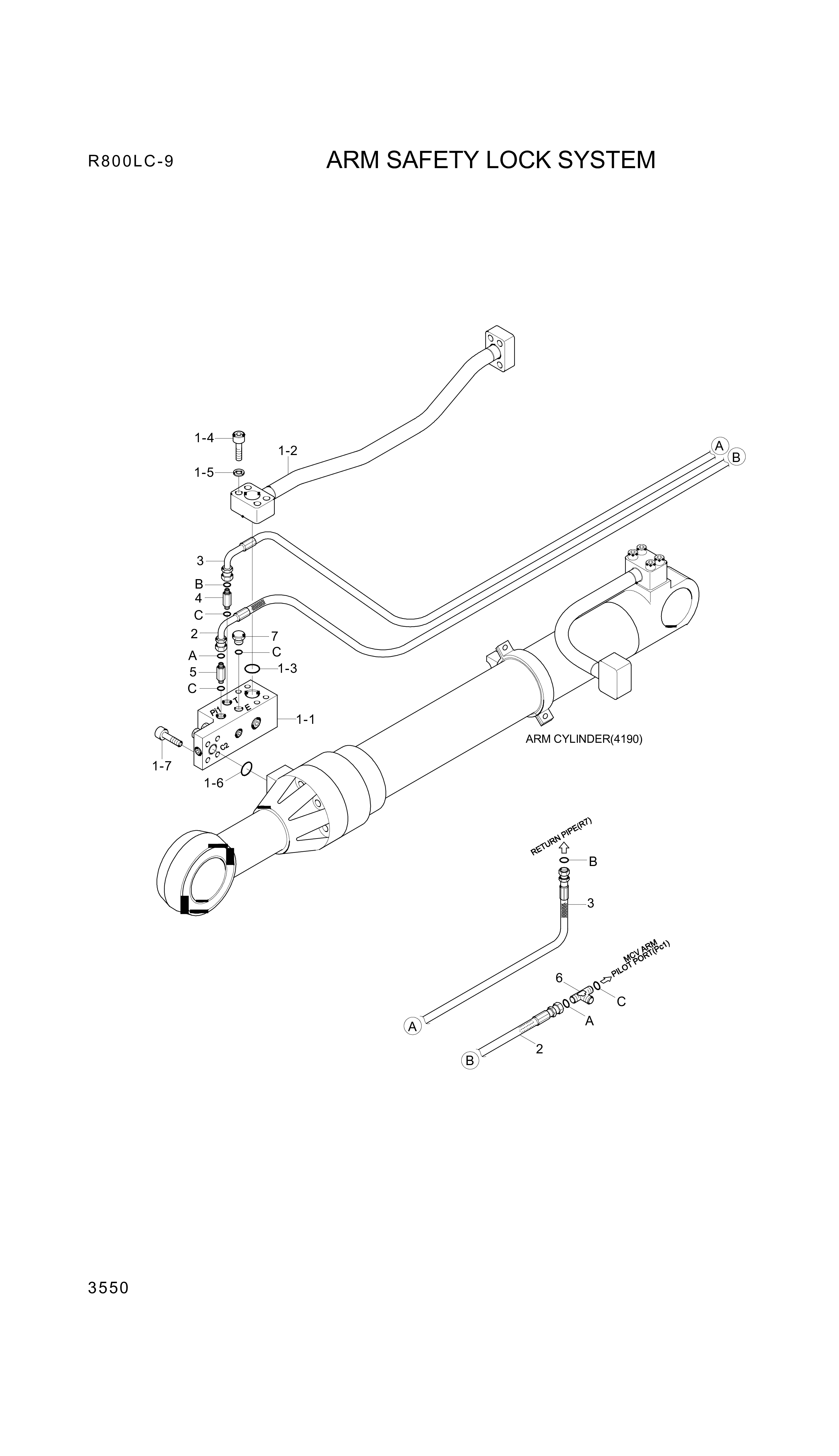 drawing for Hyundai Construction Equipment P930-062184 - HOSE ASSY-ORFS&THD
