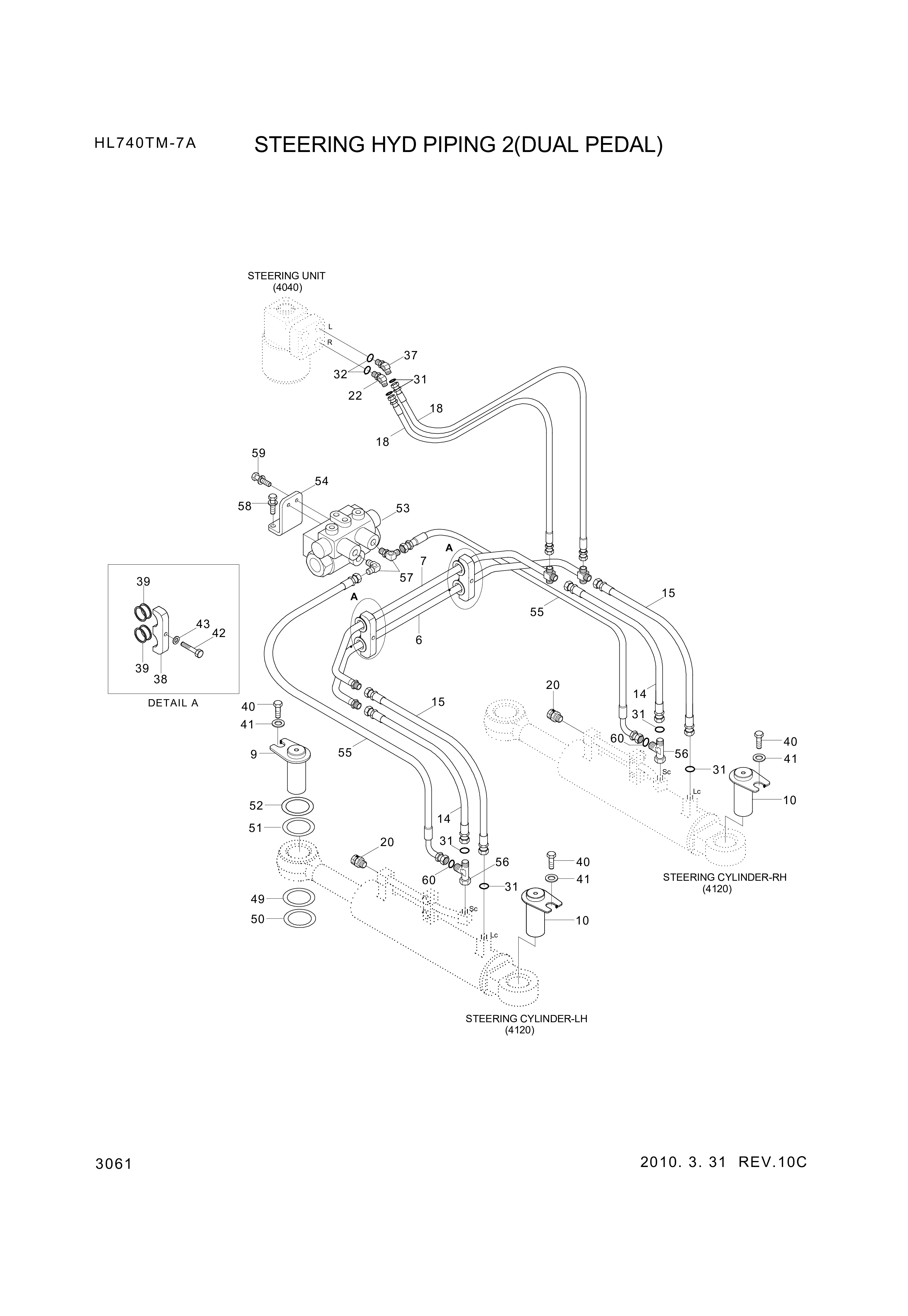drawing for Hyundai Construction Equipment P930-044025 - HOSE ASSY-ORFS&THD (figure 5)