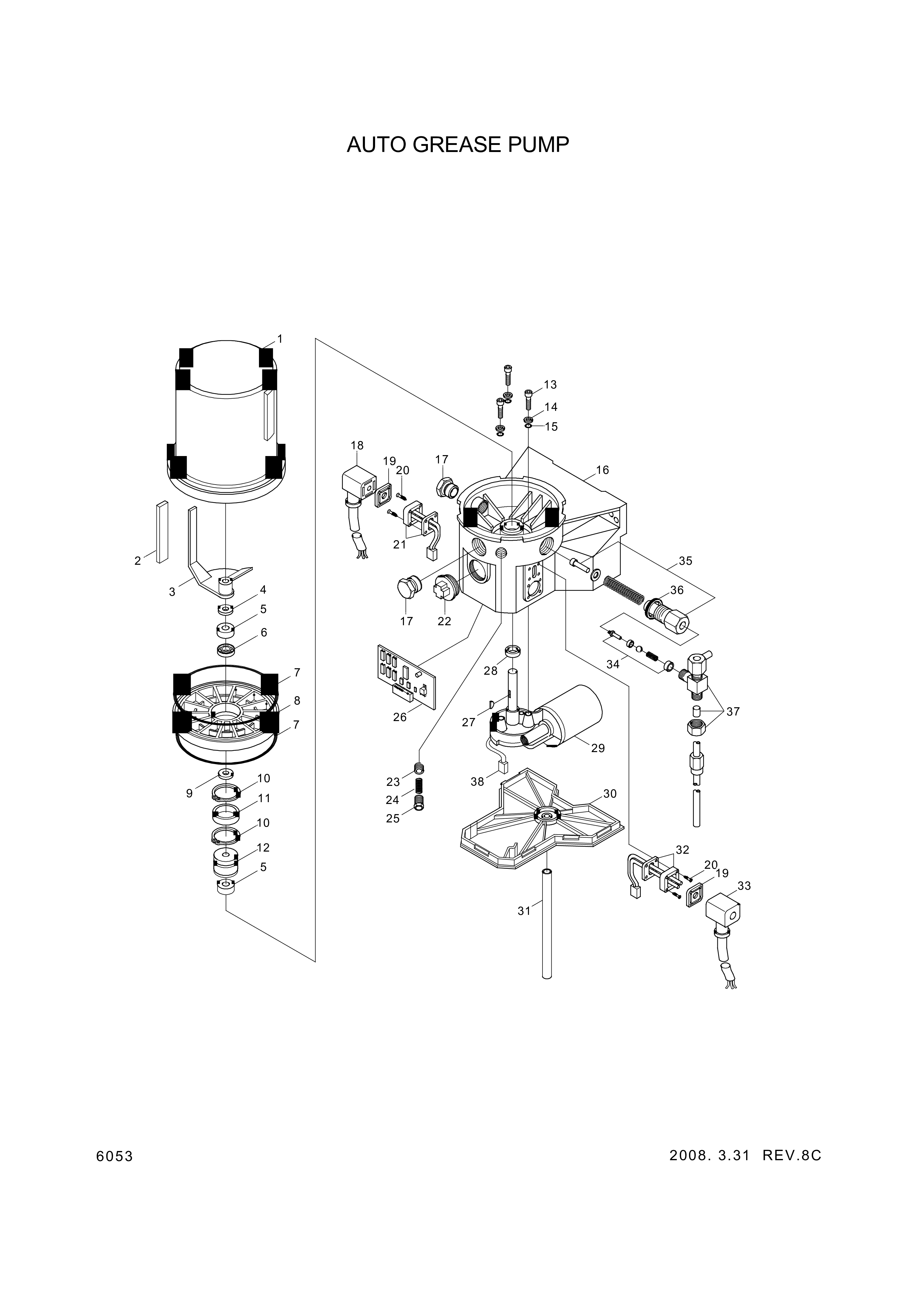 drawing for Hyundai Construction Equipment 528-31836-8 - Insert-Filter