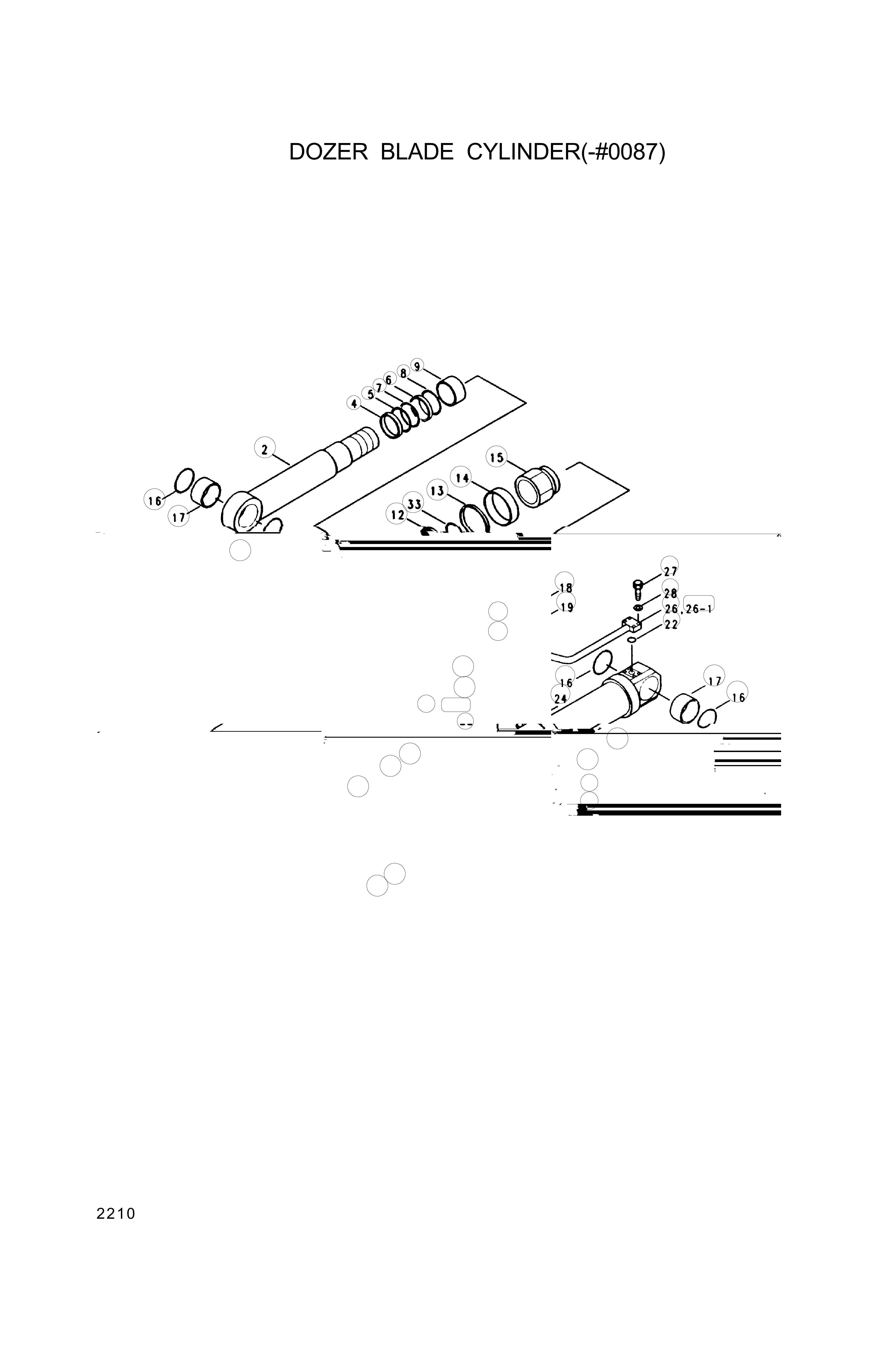 drawing for Hyundai Construction Equipment 31YC-19130 - BUSHING-PIN