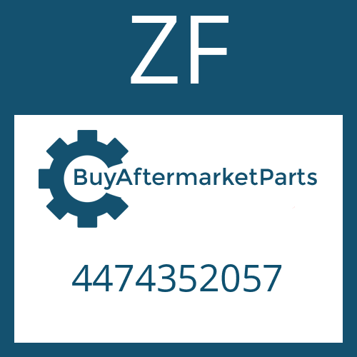 ZF 4474352057 - AXLE CASING