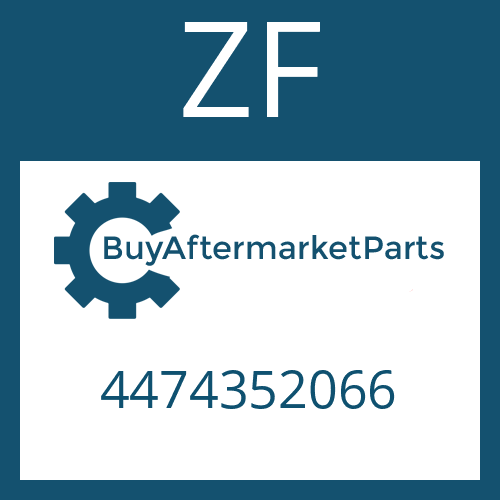 ZF 4474352066 - AXLE CASING