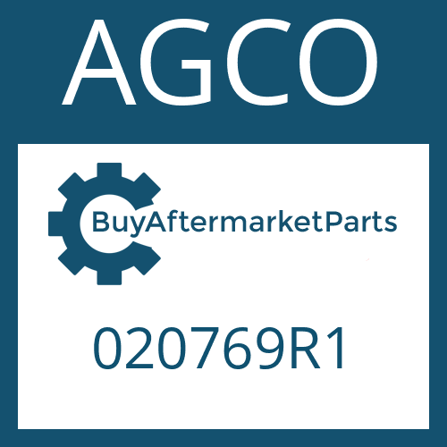 AGCO 020769R1 - Part
