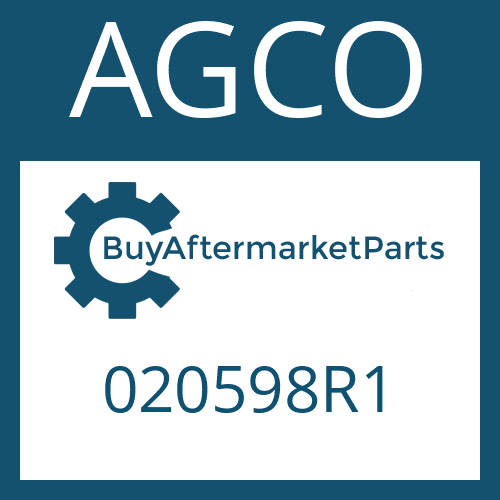 AGCO 020598R1 - Part