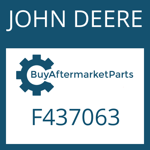 JOHN DEERE F437063 - Part