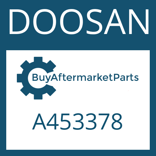 DOOSAN A453378 - TYPEPLATE
