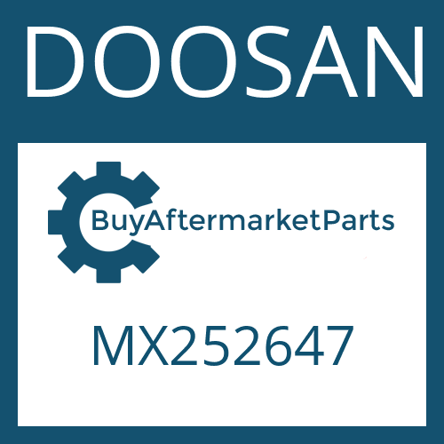 DOOSAN MX252647 - Part