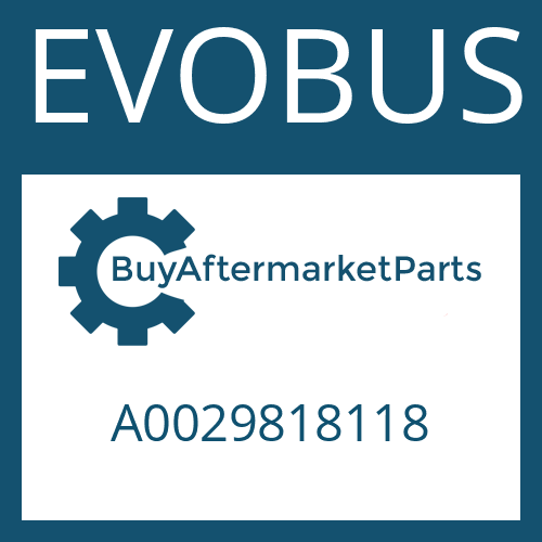 EVOBUS A0029818118 - AXIAL ROLLER BEARING