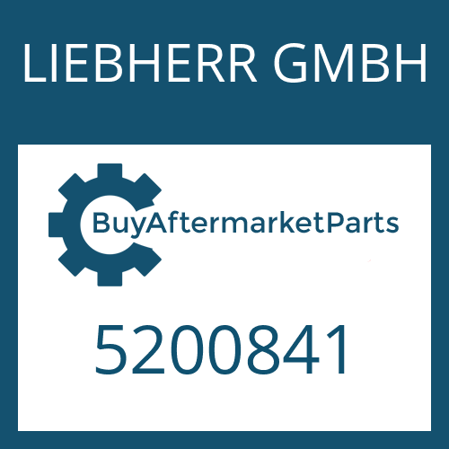 LIEBHERR GMBH 5200841 - Part