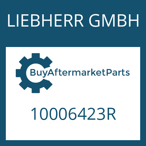 LIEBHERR GMBH 10006423R - Part