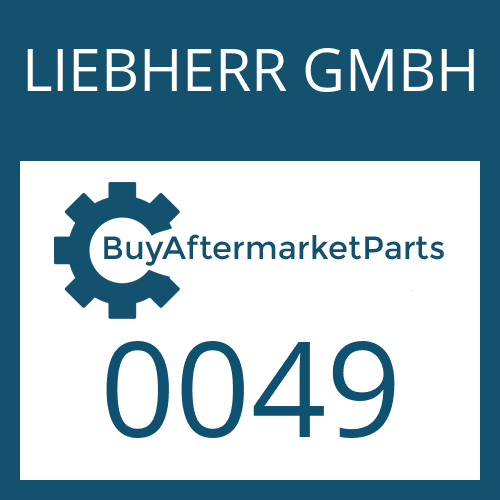 LIEBHERR GMBH 0049 - Part
