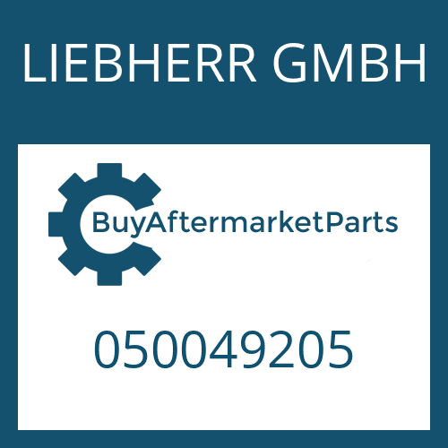 LIEBHERR GMBH 050049205 - PUMP SHAFT