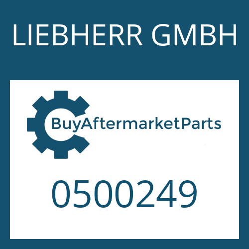 LIEBHERR GMBH 0500249 - Part