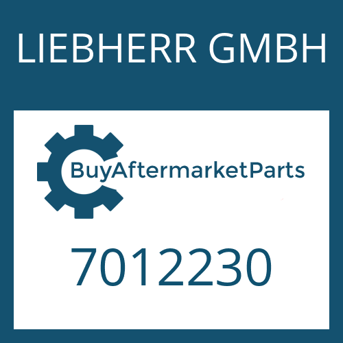 LIEBHERR GMBH 7012230 - Part