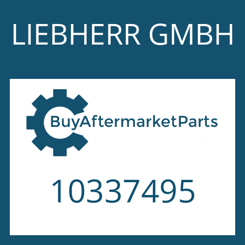 LIEBHERR GMBH 10337495 - Part