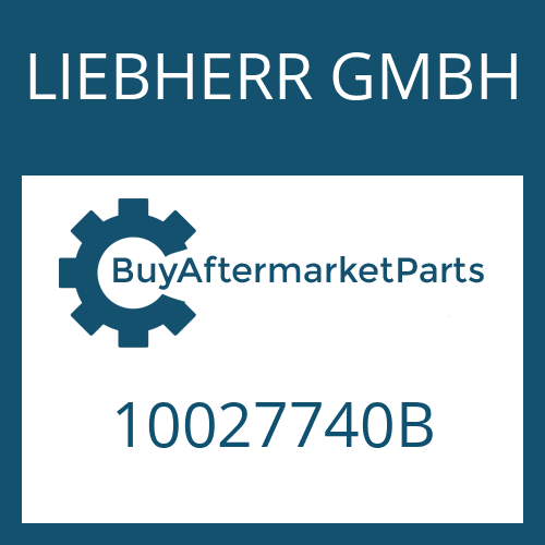 LIEBHERR GMBH 10027740B - Part