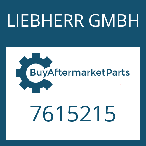 LIEBHERR GMBH 7615215 - Part