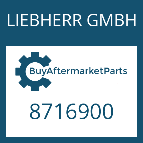 LIEBHERR GMBH 8716900 - Part