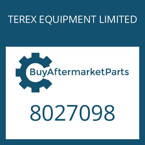 TEREX EQUIPMENT LIMITED 8027098 - TUBE