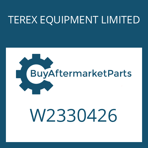 TEREX EQUIPMENT LIMITED W2330426 - SEALING RING